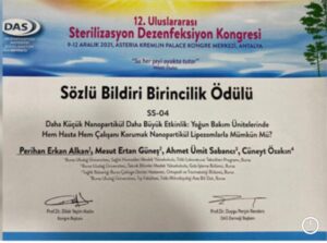 DAS-Sözlü Bildiri Birincilik Ödülü